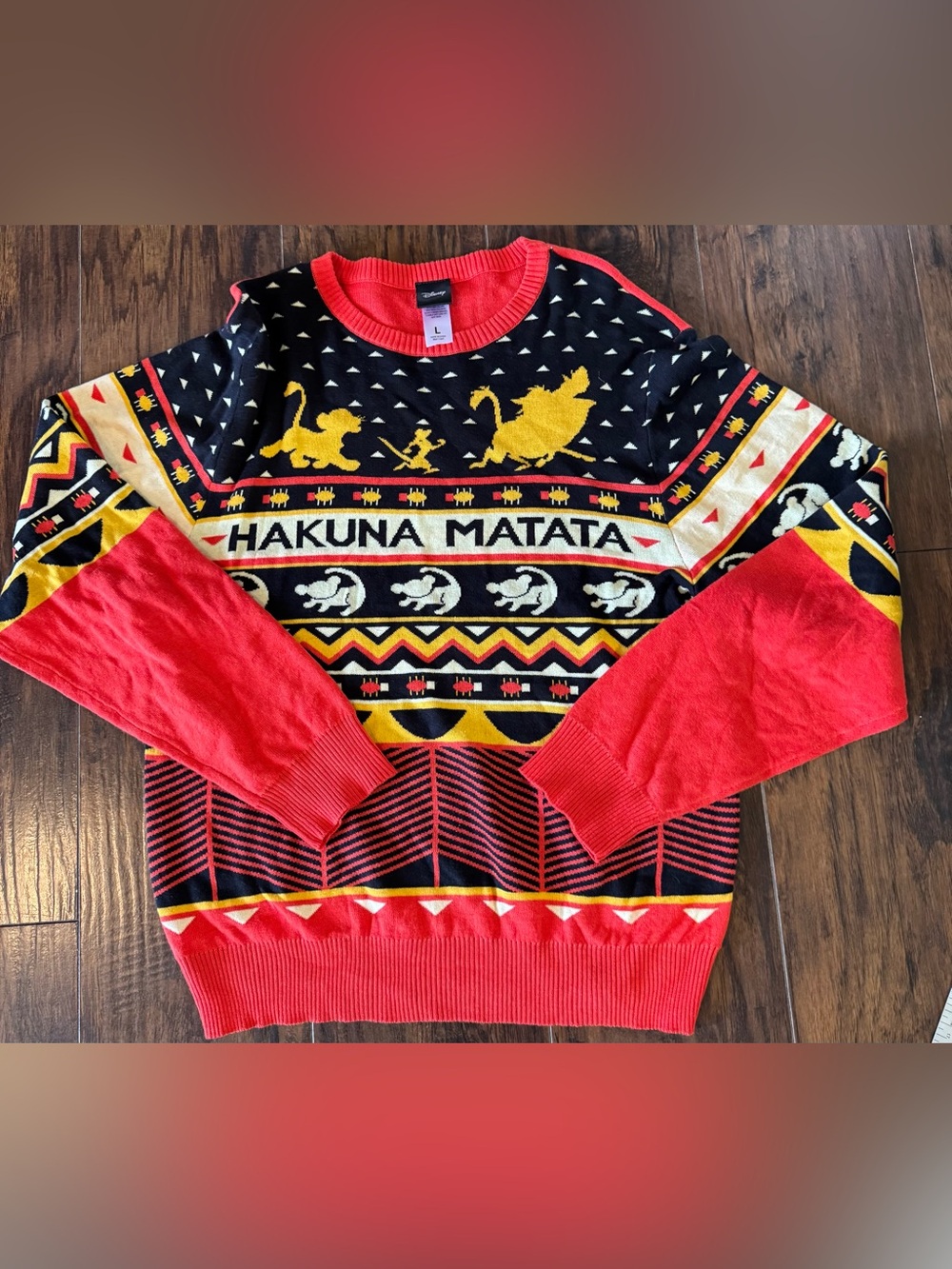 Disney The Lion King Hakuna
Matata Sweater - Mens large
